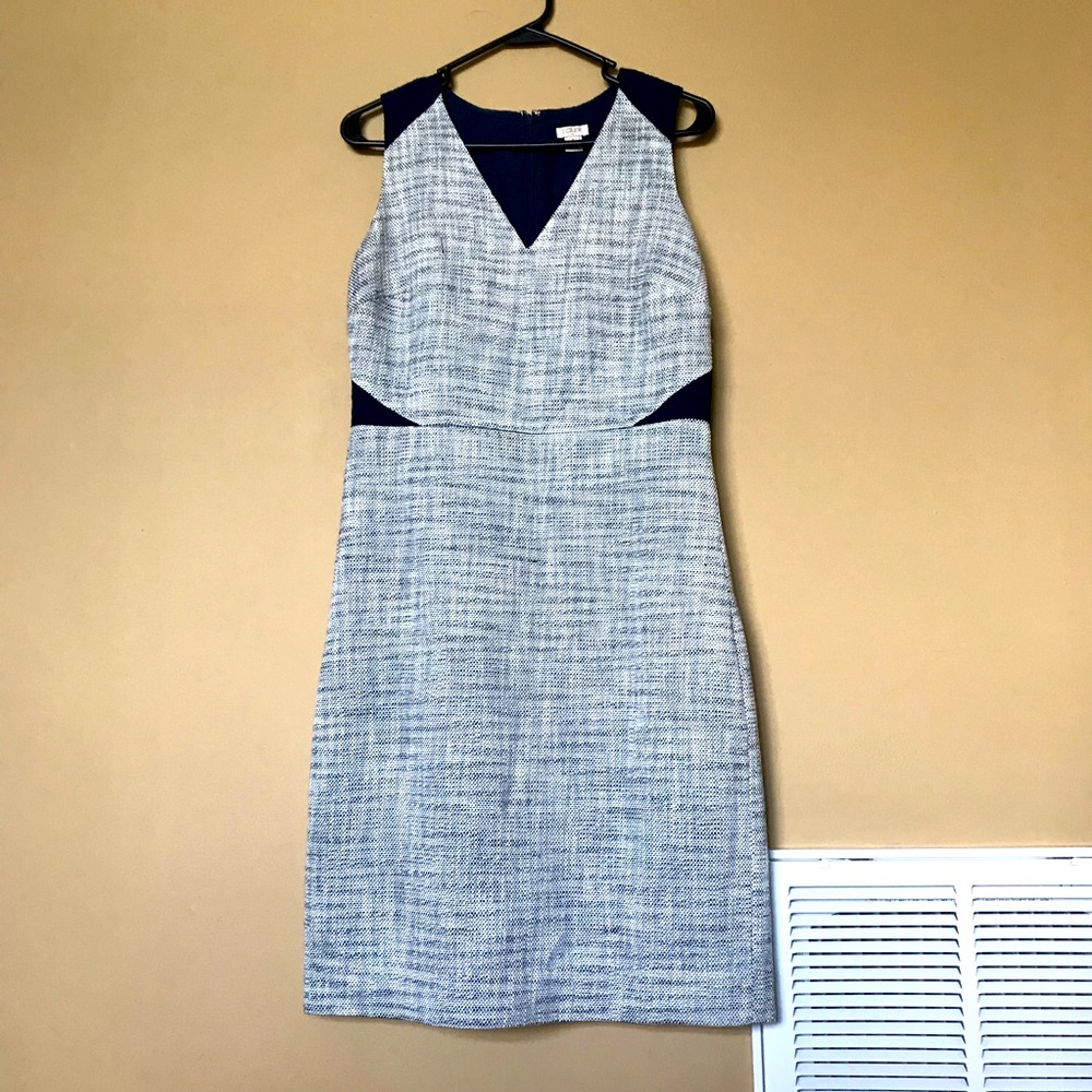 🔹J. Crew Grey & Navy Dress 🔹